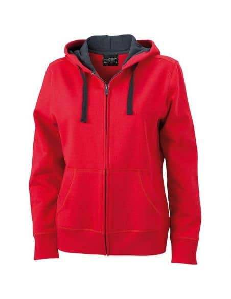 James & Nicholson Women's Waterproof & Stain Repellent Hoodie