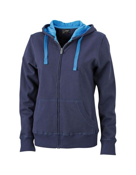 James & Nicholson Women's Waterproof & Stain Repellent Hoodie