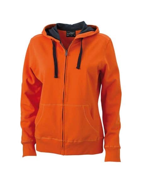 James & Nicholson Women's Waterproof & Stain Repellent Hoodie