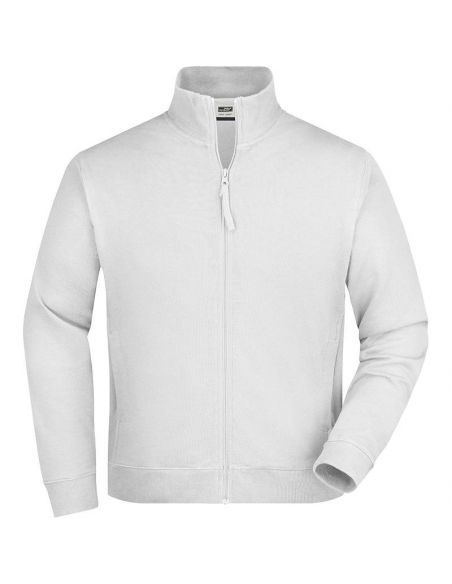 James & Nicholson Men's Zip Sweatshirt 100% Cotton