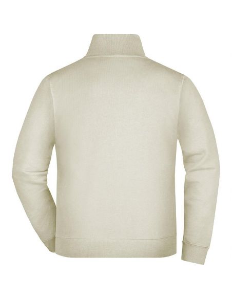 James & Nicholson Men's Zip Sweatshirt 100% Cotton