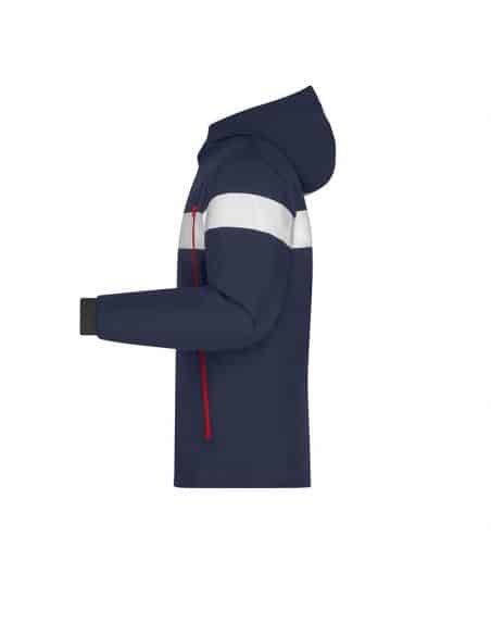 Veste Softshell Doublée Duvet Synthétique Dupont Sorona Homme James & Nicholson