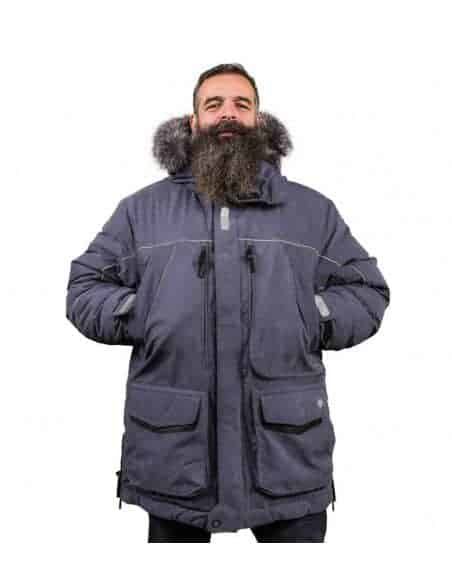 Technoavia Men's Cold Siberian Fox Parka