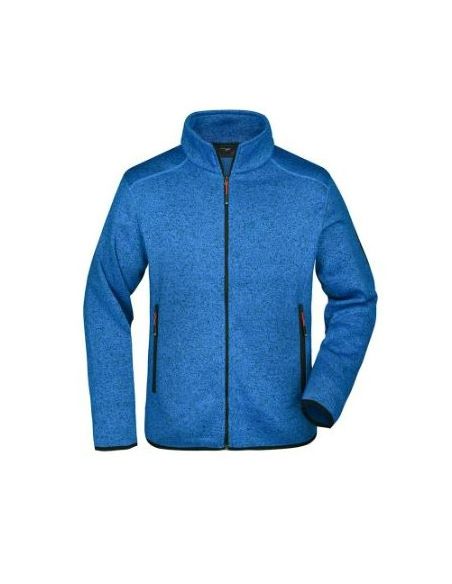 Veste polaire en tricot Homme James Nicholson