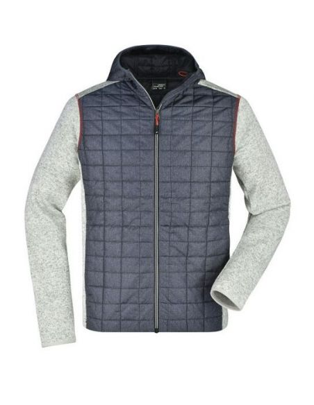 Veste Thermique de Randonnée Hybride Homme James & Nicholson