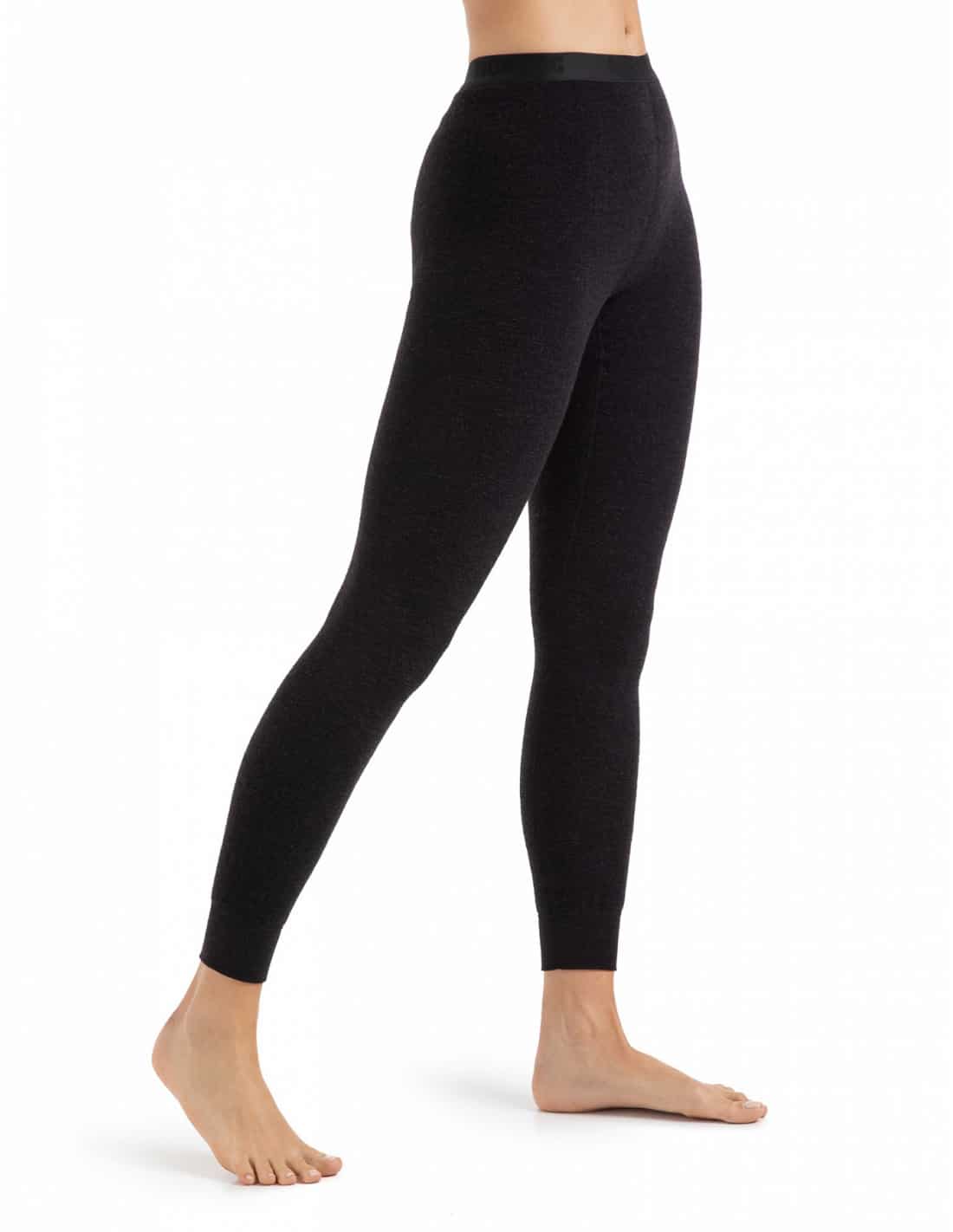 Womens High Waist Black Compression Merino Wool Leggings Thick Velvet, Warm  Winter Pants With Lamb Wool, Cold Resistant From Freshadang, $17.37