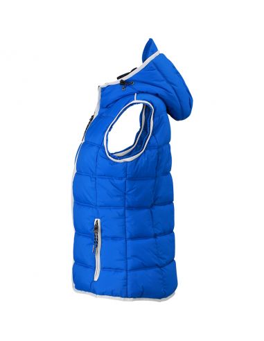 Ladies' padded Maritime Vest with hood