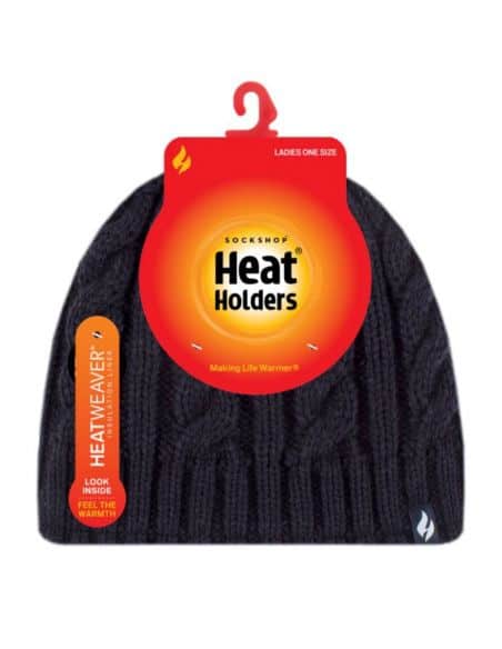 Bonnet torsade pour Femme Heat holders