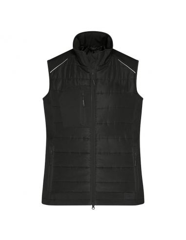 Hybrid Bodywarmer Women Down Sorona James & Nicholson