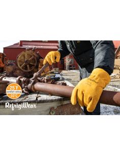 Gants de Travail en Cuir de Vachette Refrigiwear