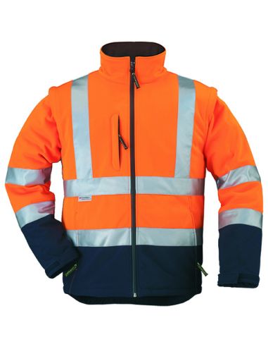 Veste de Travail Haute Visibilité avec Manches amovibles Coverguard