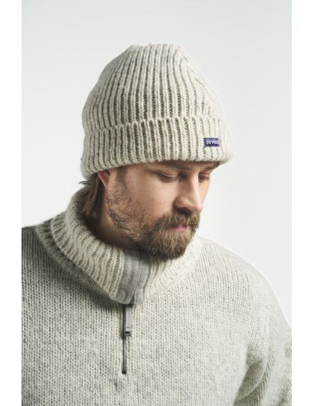 Bonnet Norvégien à revers Homme 100% Laine Vierge Woolmark