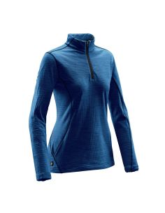 Thermal tee-shirt, zipped collar for Women