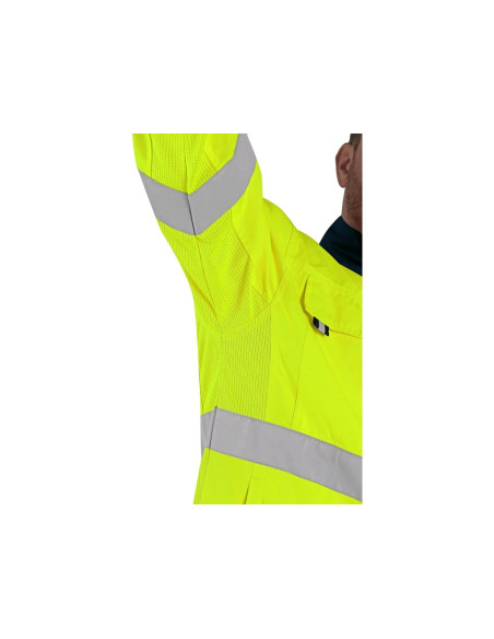 Veste HV Jaune EN ISO 20471 classe 2