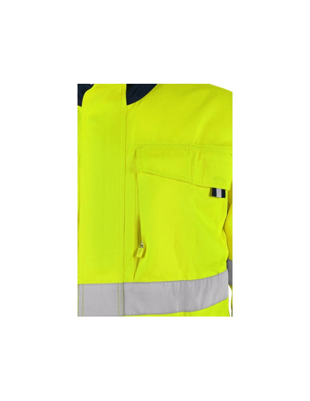 Veste HV Jaune EN ISO 20471 classe 2