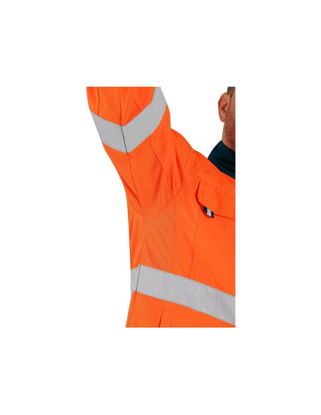 Veste HV Orange EN ISO 20471 classe 2