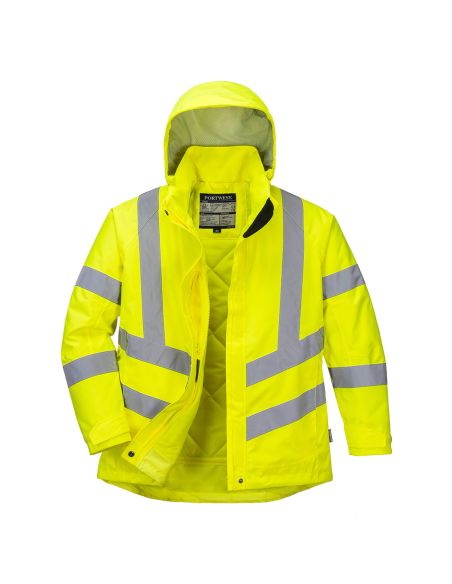 Women'sWinter High Visibility Parka EN20471 Class 3 LW74 Portwest