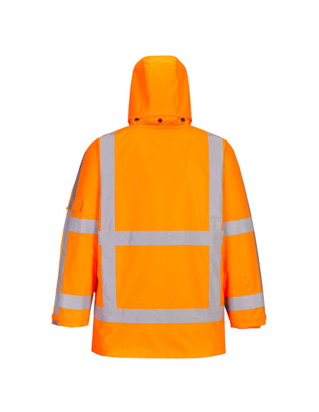 Parka de Signalisation 3 en 1 Certifiée EN ISO 20471 Classe 3 R461 Portwest