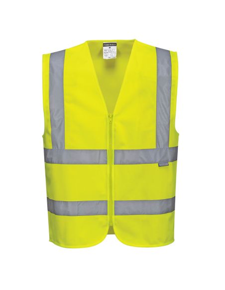 Gilet haute visibilité zippé EN ISO 20471 Classe 2 C375 Portwest