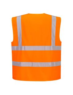 Zippered High Visibility Vest EN20471 Class 2 C375 Portwest