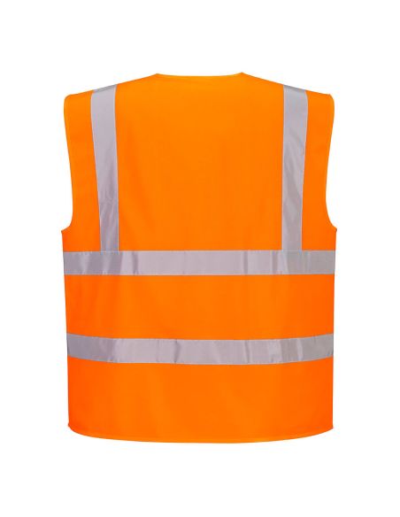 Zippered High Visibility Vest EN20471 Class 2 C375 Portwest