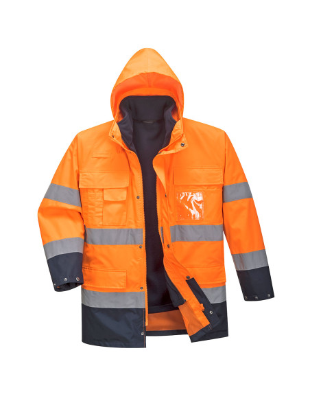 Parka 3 en 1 Imperméable Haute Visibilité classe 3 S162 Portwest