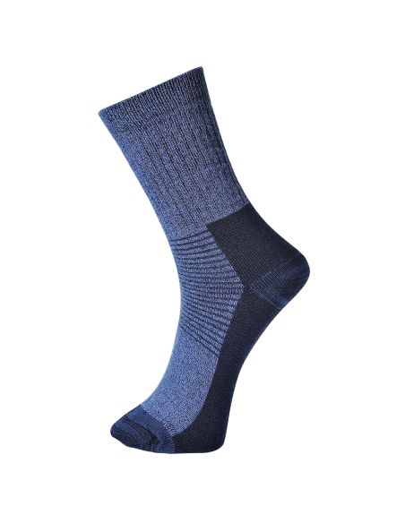 Lot de 5 Paires de Chaussettes Homme Portwest SK11 Bleu 44/48