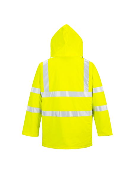 Lined High-Visibility Rain Jacket EN20471 Class 3 Waterproof EN343 Class 3 S490 Portwest