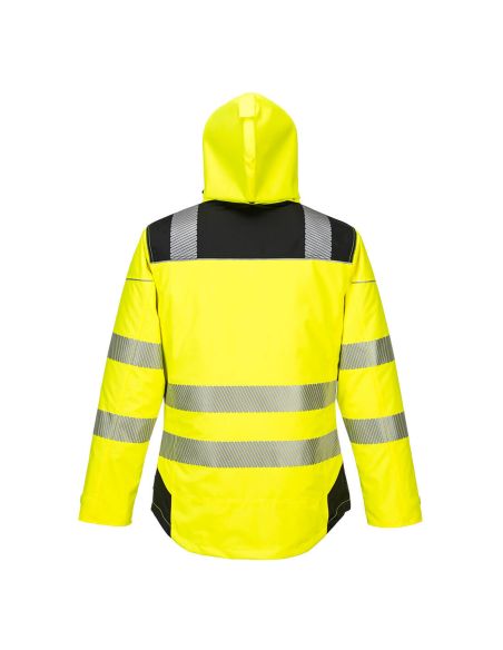 High Visibility Winter Jacket with Segmented Stripes EN20471 T400 Portwest