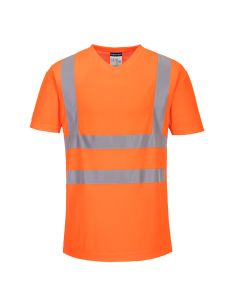 High Visibility V neck Tshirt EN20471 Ideal for Hot Weather S179 Portwest