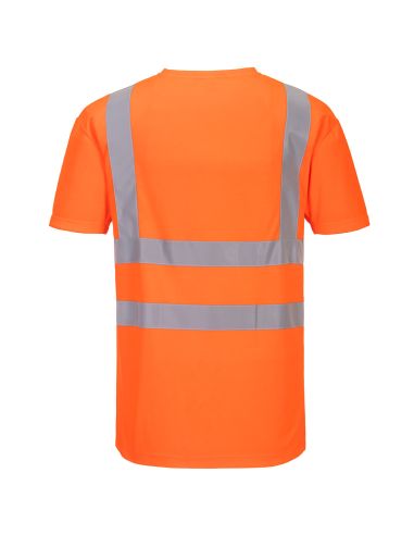 Teeshirt Haute visibilité EN20471 col V idéal par temps chaud S179 Portwest