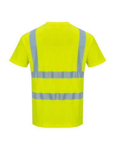 Short sleeve fluorescent safety teeshirt S478 Portwest