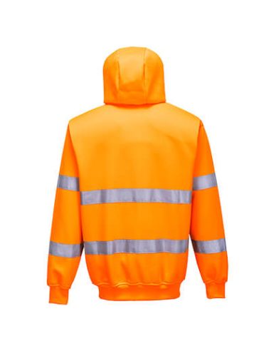 Sweatshirt Zippé de Signalisation à capuche EN ISO 20471 Classe 3 B305 Portwest