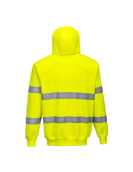 High Visibility full Zip Hooded EN ISO 20471 Class 3 B305 Portwest