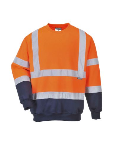 Sweatshirt bicouleur EN ISO 20471 Classe 3 B306 Portwest