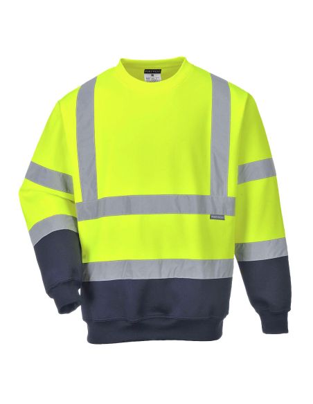 Sweatshirt bicouleur EN ISO 20471 Classe 3 B306 Portwest