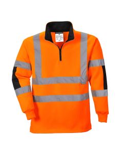 Sweatshirt Zippé de Signalisation EN ISO 20471 Classe 3 B308 Portwest