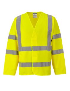 Long Sleeve High Visibility Signalling Vest EN20471 Class 3 C473 Portwest