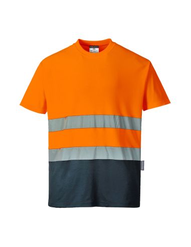 Portwest S173 cotton Signalling T-Shirt EN ISO 20471 Class 2