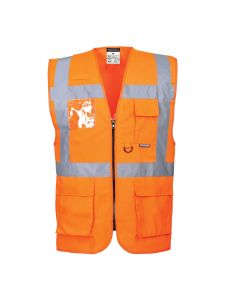 High-visibility vest EN20471 Executive Berlin S476 Portwest