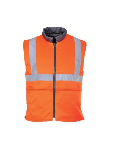 Portwest RT44 Reversible Winter High Visibility Vest EN20471 Class 2