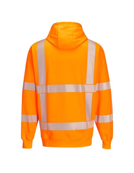 Portwest R477 High Visibility Sweatshirt with Segmented Stripes Class 3