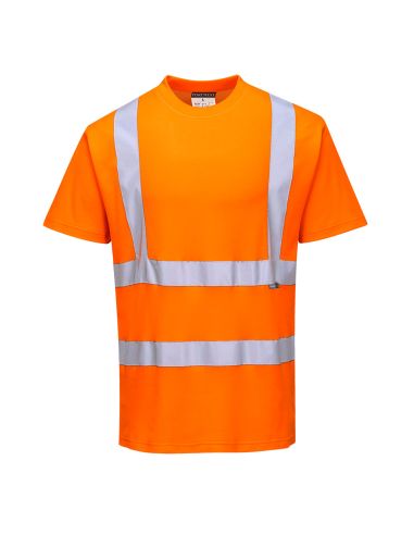 Portwest S170 High Visibility cotton Work T-Shirt EN20471 Certified