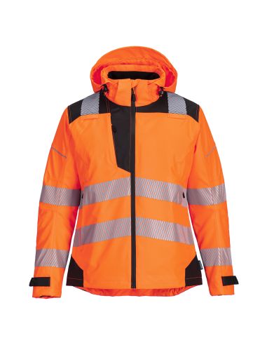 Portwest PW389 Women s High Visibility Rain Jacket EN 343 Class 4