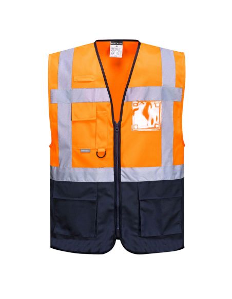 Zippered Multi-Pocket Signalling EN20471 Vest C476 Portwest