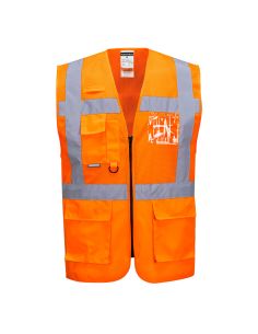 Gilet Hi Vis Zippé Multi-poches EN20471 C496 Portwest