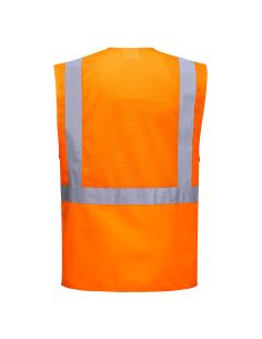 Zippered Multi-Pocket Signalling EN20471 Vest C496 Portwest