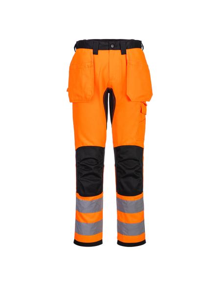 Hi Vis Stretch Work Trousers WX2 CD889 Portwest