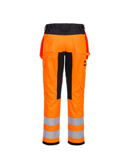 Hi Vis Stretch Work Trousers WX2 CD889 Portwest