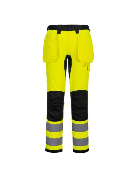 Hi Vis Stretch Work Trousers WX2 CD889 Portwest